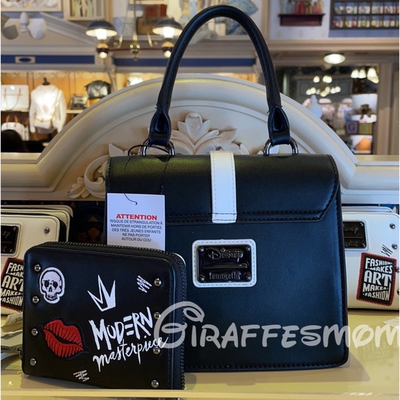 Disney Parks Cruella Loungefly Handbag and Wallet - Picture 2 of 4
